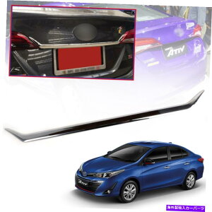 �N���[���J�o�[ �g���^�����Xativ�Z�_��4�h�A2017-2020���A�J�o�[�e�[���Q�[�g�N�����g������ Fits Toyota Yaris Ativ Sedan 4 Doors 2017-2020 Rear Cover Tailgate Chrome Trim�y���s�A���i�z