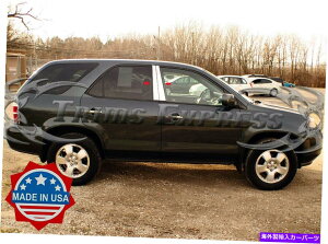 N[Jo[ 2001-2006 Acura MDX 4PC Chrome Pillar Post TrimXeXX`[hAJo[ 2001-2006 Acura MDX 4Pc Chrome Pillar Post Trim Stainless Steel Door Cover