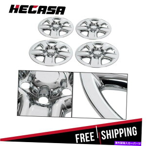 N[Jo[ wJT4 17 "NzC[XLnuLbv HECASA 4 17" Chrome Wheel Skins Hub Caps Full Rim Covers For 06-12 Toyota RAV4