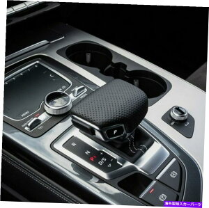 N[Jo[ AEfBU[VtgmuJo[o[ubNA4 Q7 2016-2017p For Audi Perforated Leather Shift Knob Cover Lever BLACK A4 S4 Q7 2016-2017