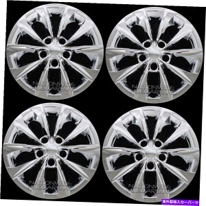 N[Jo[ 4 Chrome 2015-18 Toyota Camry L le 16 "zC[Jo[tnuLbvtBbgX`[ 4 Chrome 2015-18 Toyota Camry L LE 16" Wheel Covers Full Hub Caps Fit Steel Rim