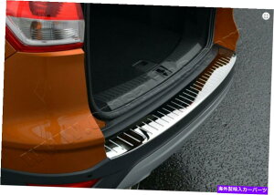 N[Jo[ 2013-2019 Ford EscapeChrome Rear Bumper Sill CoverXeX| Chrome Rear Bumper Sill Cover Stainless Steel for 2013-2019 FORD ESCAPE