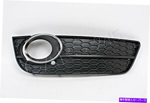 N[Jo[ {̃AEfBA5 08-12tgop[tHOAE^[O +NgJo[RHZbg Genuine AUDI A5 08-12 Front Bumper Fog Outer Grille + Chrome Trim Cover RH SET