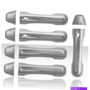 N[Jo[ 2018-195hAnhJo[W[vO[JL Unlimited-X}[gL[tN 5 Door Handle Covers for 2018-19 Jeep Wrangler JL Unlimited - Chrome w/Smart Key