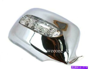 N[Jo[ L.E.D Chrome Mirror Cover Trim Isuzu D -Max Pickup 2002-2006̎gp L.E.D CHROME MIRROR COVER TRIM USE FOR ISUZU D-MAX PICKUP 2002 - 2006
