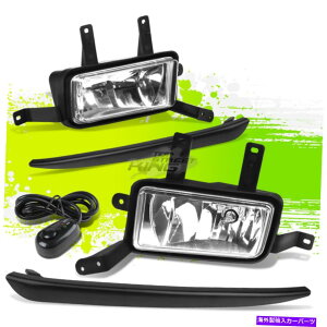 N[Jo[ ^zxÕx[ +n[lXt̍Jo[tHOCgv15-20N Black Cover Fog Light Lamps w/Bezels + Harness for Tahoe Suburban 15-20 Chrome