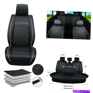 �N���[���J�o�[ �f���b�N�X5�Ȃ̃J�[�V�[�g�J�o�[�t�����g+���A�t���Z�b�gPU���U�[�C���e���A�N�b�V���� Deluxe 5-Seat Car Seat Covers Front+Rear Full Sets PU leather Interior Cushions�y���s�A���i�z