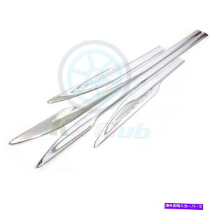 N[Jo[ ABSNTChhA{fB[fBOJo[g{{XC60 20184PC -UP ABS Chrome Side Door Body Molding Cover Trim 4pcs For Volvo XC60 2018 - UP