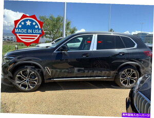 クロームカバー 2019-2021 BMW X-5 X5 4PC Chrome Pillarポストステンレススチールトリムドアカバー 2019-2021 BMW X-5 X5 4Pc Chrome Pillar Post Stainless Steel Trim Door Cover