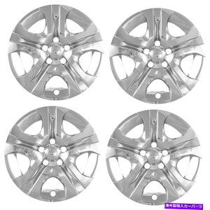 N[Jo[ 4 Chrome 17 "zC[Jo[nuLbv2013-2018 Toyota Rav4 lẽtXLnu 4 Chrome 17" Wheel Covers Hub Caps Full Skins Hubs for 2013-2018 Toyota Rav4 LE