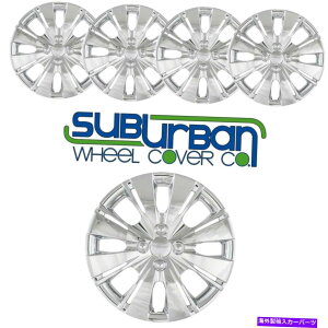 N[Jo[ 2012-2015g^XX^C509-15C 15 "NnuLbv /zC[Jo[Zbg / 4 2012-2015 Toyota Yaris Style # 509-15C 15" Chrome Hubcaps / Wheel Covers SET/4