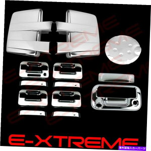 �N���[���J�o�[ 09-14 FORD F150 Chrome Mirror+4�h�A�n���h��w/�L�[�p�b�h+�e�[���Q�[�gw/ cam+�K�X�J�o�[ 09-14 FORD F150 Chrome Mirror+4 Door Handle w/ Key Pad+Tailgate w/Cam+Gas Cover�y���s�A���i�z