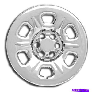 N[Jo[ 4 Chrome 15 "zC[XLnuLbv́A2019N55̃V~[^[Jo[܂YteBA 4 CHROME 15" Wheel Skins Hub Caps Covers Simulators for 05-2019 Nissan Frontier