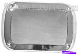 �N���[���J�o�[ ���W�I�X�s�[�J�[�J�o�[Chrome 55-59 Chevy Truck RADIO SPEAKER COVER CHROME 55-59 CHEVY TRUCK�y���s�A���i�z