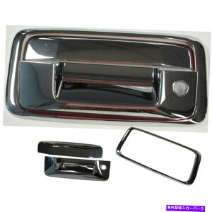 N[Jo[ 3pNe[Q[gnhJo[tJtBbg14-16V{[Vo[hbyOWA[fx 3p Chrome Tailgate Handle Cover w/o Cam fits 14-16 Chevy Silverado by Luxury FX