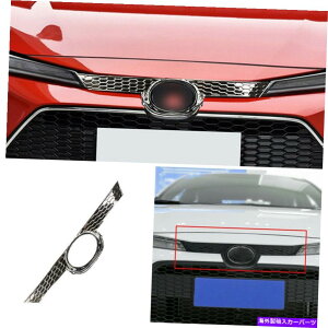 �N���[���J�o�[ �g���^�J���[��2019-2021 [�č�]�N����ABS�t�����g�O�����O�����X�g���b�v�J�o�[�ɓK���Ă��܂� Fit For Toyota Corolla 2019-2021 [US] Chrome ABS Front Grille Grill Strips Cover