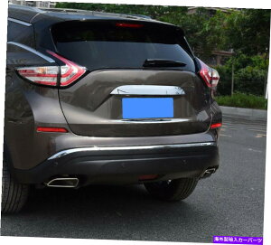 N[Jo[ 2015-2022Y[m̃NAhAgNJo[g1PCS Chrome Rear Door Trunk Lid Cover Trim 1pcs For 2015-2022 nissan murano