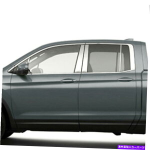 N[Jo[ 2017-2019̃Ns[|XgJo[z_bWC8s[X Chrome Pillar Post Covers for 2017-2019 Honda Ridgeline 8 Pieces