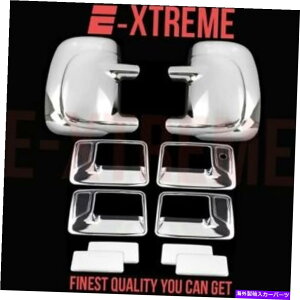 �N���[���J�o�[ Ford 99-06 F-250 4DRS�̏ꍇ�APSKH+�~���[�t���n���h��w/O���C�g�z�[���N�����J�o�[ FOR FORD 99-06 F-250 4DRS handle w/o PSKH+Mirror w/o light hole CHROME COVERS�y���s�A���i�z