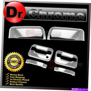 �N���[���J�o�[ 09-14 FORD F150 CHROME HALF MIRROR+2�h�A�n���h��+�L�[�p�b�h�Ȃ�+PSG�L�[�z�[���J�o�[�Ȃ� 09-14 Ford F150 Chrome HALF Mirror+2 Door Handle+no keypad+no PSG keyhole Cover�y���s�A���i�z