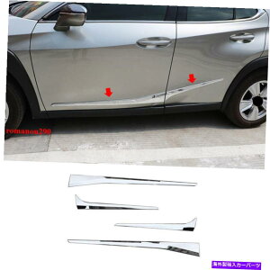 �N���[���J�o�[ �t�B�b�g2019-2022 Lexus UX 200 250H 260H�N�����{�f�B�T�C�h���[���f�B���O���C���g�����J�o�[ Fits 2019-2022 Lexus UX 200 250h 260h Chrome Body Side Molding Line Trim Cover