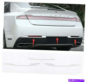 �N���[���J�o�[ �����J�[��MKZ�X�e�����X�N�������A�o���p�[�J�o�[�g����2017 2018 2019 2020��3PCS Lincoln MKZ Stainless Chrome Rear Bumper cover Trim 3PCS FOR 2017 2018 2019 2020�y���s�A���i�z