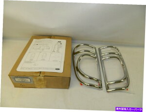 �N���[���J�o�[ �V����OEM 2001-2004�t�H�[�hF-150 F250�X�[�p�[�f���[�e�B�X�^�C���T�C�h�N�����e�[�����C�g�J�o�[ New OEM 2001-2004 Ford F-150 F250 Super Duty Style Side Chrome Tail Light Covers�y���s�A���i�z
