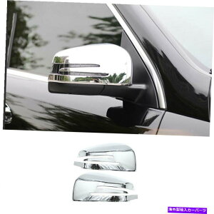N[Jo[ NABSJ[obN~[Jo[ZfXxcGLK 2009-2015̂߂̃g Chrome ABS Car Rearview Mirror Cover Decor Trim For Mercedes-Benz GLK 2009-2015