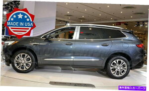 N[Jo[ 2018-2021rCbNGN[u4PCNs[|XggXeXX`[hAJo[ 2018-2021 Buick Enclave 4Pc Chrome Pillar Post Trim Stainless Steel Door Cover