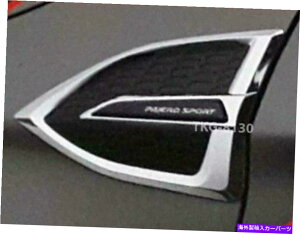 N[Jo[ Chrome Side Vent V.2 Mitsubishi Pajero Sport SUV 2015-2017̃Jo[g̎gp CHROME SIDE VENT V.2 COVER TRIM USE FOR MITSUBISHI PAJERO SPORT SUV 2015 - 2017