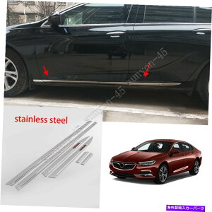 N[Jo[ Buick Regal 2018-2019 2020X`[NhATCh{fB[fBOgJo[p For Buick Regal 2018-2019 2020 Steel Chrome Door Side Body Molding Trim Cover