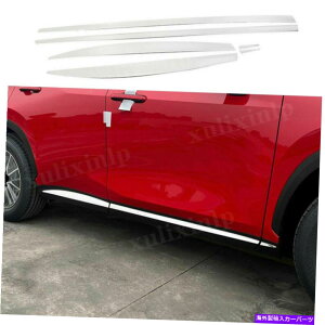 �N���[���J�o�[ 2022���N�T�XNX 350�N�����X�e�����X�{�f�B�T�C�h�h�A�{�f�B���[���f�B���O�J�o�[�g���� 6X For 2022 Lexus NX 350 Chrome Stainless Body Side Door Body Molding Cover Trim�y���s�A���i�z