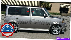 N[Jo[ tBbgF2004-2006 SCION XB 6PC CHROME PILLAR POST TRIM DOORJo[̃ANZg fit:2004-2006 Scion xB 6Pc Chrome Pillar Post Trim Door Cover Accent