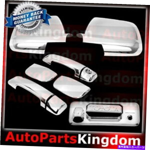 N[Jo[ 14-16g^ch_uLuN~[+4hAnh+e[Q[g+JJo[ 14-16 TOYOTA TUNDRA Double Cab Chrome Mirror+4 Door Handle+Tailgate+Camera Cover