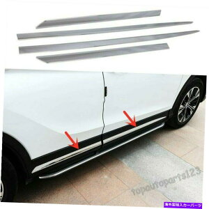 N[Jo[ Mitsubishi Eclipse Cross 2018 2019NTChhA{fB[fBOJo[gp For Mitsubishi Eclipse Cross 2018 2019 Chrome Side Door Body Molding Cover Trim
