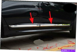 N[Jo[ Chrome Side Body Door Sill Sill MoldingJo[2014-2016{{XC60 ABS̃g Chrome Side Body Door Sill Molding Cover Trim for 2014-2016 Volvo XC60 ABS