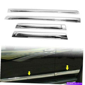 �N���[���J�o�[ �g���^�v���hFJ150 2010-2021�h�A�{�f�B�T�C�h���C�����[���f�B���O�N�����J�o�[�g���� For Toyota Prado FJ150 2010-2021 Door Body Side Line Molding Chrome Cover trim�y���s�A���i�z