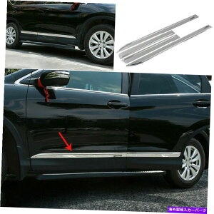 �N���[���J�o�[ �N�����T�C�h�h�A�{�f�B���[���f�B���O�J�o�[�g�����z���_CR-V CRV 2012-2016�̃X�e�����X Chrome Side Door Body Molding Cover Trims Stainless For Honda CR-V CRV 2012-2016�y���s�A���i�z