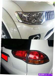 N[Jo[ Mitsubishi Pajero Sport 2010-2014̃NJo[tgwbhCge[Cg CHROME COVER FRONT HEADLIGHT TAIL LIGHT FOR MITSUBISHI PAJERO SPORT 2010-2014