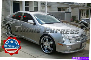 N[Jo[ 2005-2013 Cadillac Sts 6PC Chrome Pillar|XgXeXX`[ghAJo[ 2005-2013 Cadillac STS 6Pc Chrome Pillar Post Stainless Steel Trim Door Cover