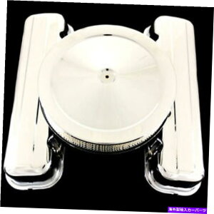 N[Jo[ NouJo[ƃGAN[i[͑傫ȃubNV{[396 427 454ɃtBbg܂ Chrome Valve Covers and Air Cleaner Fits Big Block Chevy 396 427 454 Tall