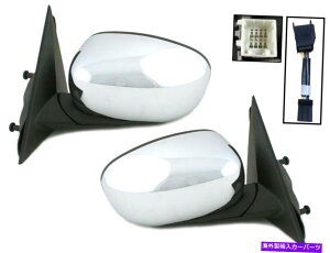 �N���[���J�o�[ 2005-2008�̃}�O�i��2005-2010 300C 300�~���[�p���[���M�N�����J�o�[�y�A For 2005-2008 MAGNUM 2005-2010 300C 300 Mirror Power Heated Chrome Cover Pair