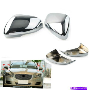 �N���[���J�o�[ �W���K�[xj xf xk xe�Ȃǂ̊O���̃~���[�J�o�[�L���b�v���y�A Pair Rear OutSide Mirror Cover Cap For Jaguar XJ XF XK XE etc Chrome�y���s�A���i�z