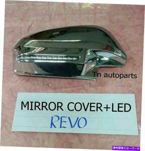 �N���[���J�o�[ �V����Toyota Hilux Revo SR5 M70 M80 2015-on��LED�t���N�����E�B���O�~���[�J�o�[ CHROME WING MIRROR COVER WITH LED FOR NEW TOYOTA HILUX REVO SR5 M70 M80 2015-ON�y���s�A���i�z