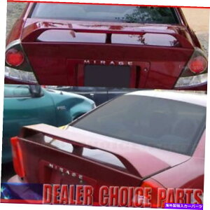 �N���[���J�o�[ 1997-1999 2000 2001 2002 Mitsubishi Mirage Factory Style Spoiler w/LED���h���̃l�^�o�� 1997-1999 2000 2001 2002 Mitsubishi Mirage Factory Style Spoiler W/LED UNPAINTED�y���s�A���i�z