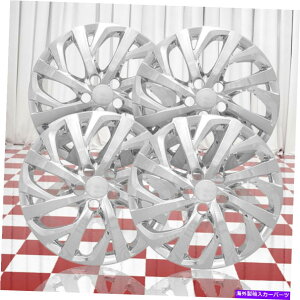 N[Jo[ 4Chrome16̃ZbǵA2017-2019 Toyota Collolla le16 "zC[Jo[b܂ Set of 4 Chrome 16 Spoke 16" Wheel Covers for 2017-2019 Toyota Corolla LE