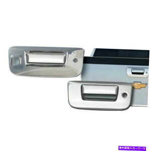 �N���[���J�o�[ �V�{���[�V���o���[�h3500 HD 08-13 SAA DH47184 Chrome Tailgate�n���h���J�o�[�p For Chevy Silverado 3500 HD 08-13 SAA DH47184 Chrome Tailgate Handle Cover�y���s�A���i�z