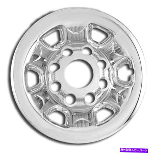 �N���[���J�o�[ �v���~�A��FX Chrome 16�C���`�z�C�[���X�L���J�o�[�i4�̃Z�b�g�j2008-2011 GMC���[�R�� Premium FX Chrome 16-inch Wheel Skin Covers (Set of 4) for 2008-2011 GMC Yukon�y���s�A���i�z