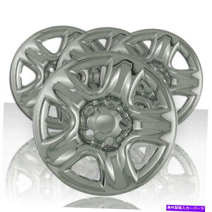N[Jo[ 2001N2005Ñg^RAV4416C`̃NABSzC[XLJo[̃Zbg Set of Four 16" Chrome ABS Wheel Skin Covers for 2001-2005 Toyota RAV4
