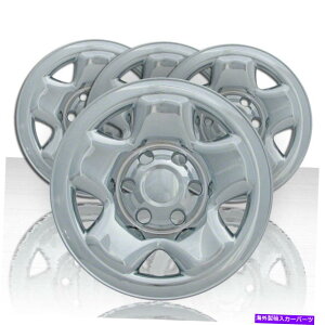 N[Jo[ 05-20g^^R}ANZX/dblLup416 'NzC[XLJo[̃Zbg Set of Four 16' Chrome Wheel Skin Covers for 05-20 Toyota Tacoma Access/Dbl Cab